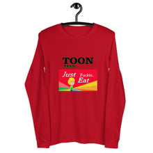 Load image into Gallery viewer, ToonTees Just Eat William Long Sleeve Tee