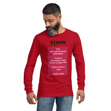 Load image into Gallery viewer, ToonTees The Wife's Question Long Sleeve Tee
