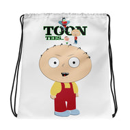 ToonTees  Angry Stewy   Drawstring  Bag