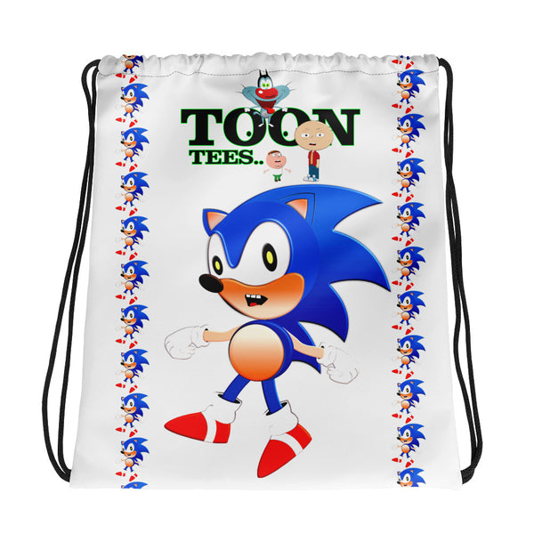 ToonTees Sonic  Drawstring  Bag
