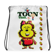 ToonTees  Pink Furry  Drawstring  Bag