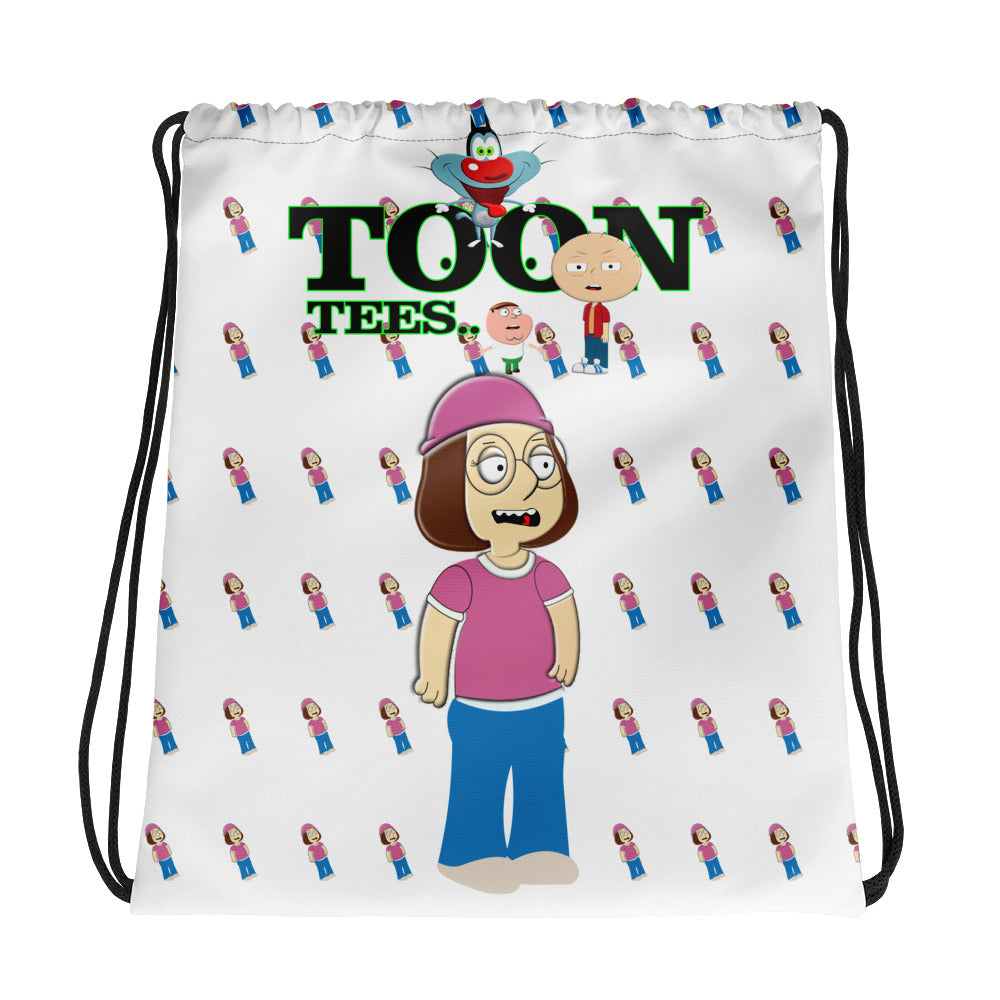 ToonTees Meg Drawstring  Bag
