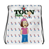 ToonTees Meg Drawstring  Bag