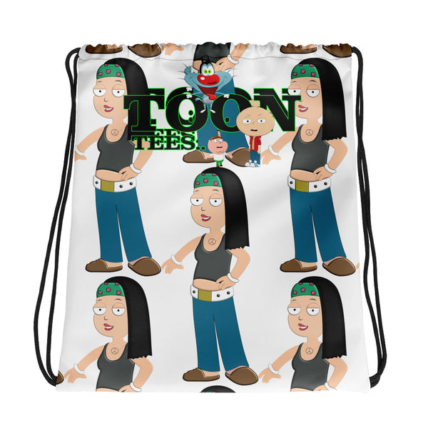 ToonTees    Hayley   Drawstring  Bag