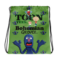 ToonTees  Bohemian  Grover Drawstring  Bag