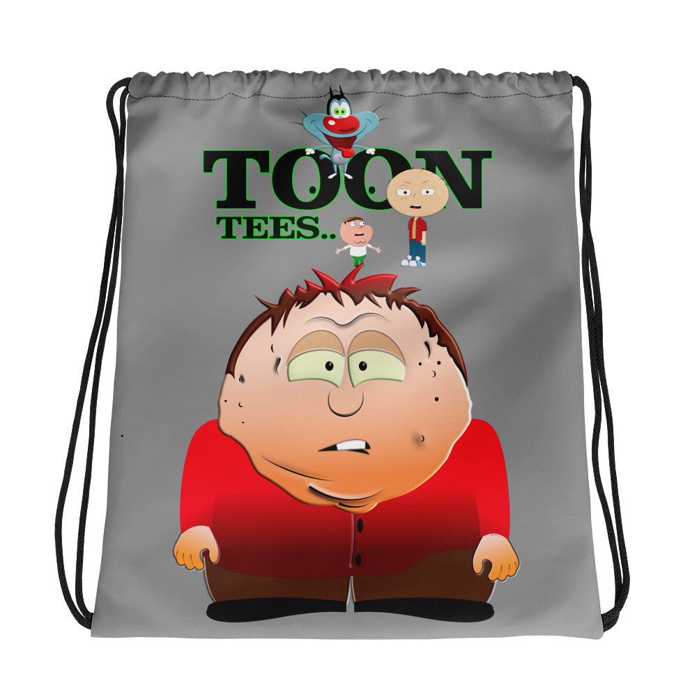 ToonTees  Cartman's Dad's Drawstring  Bag