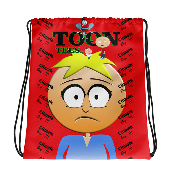 ToonTees  Butters Climate  Boy   Drawstring  Bag