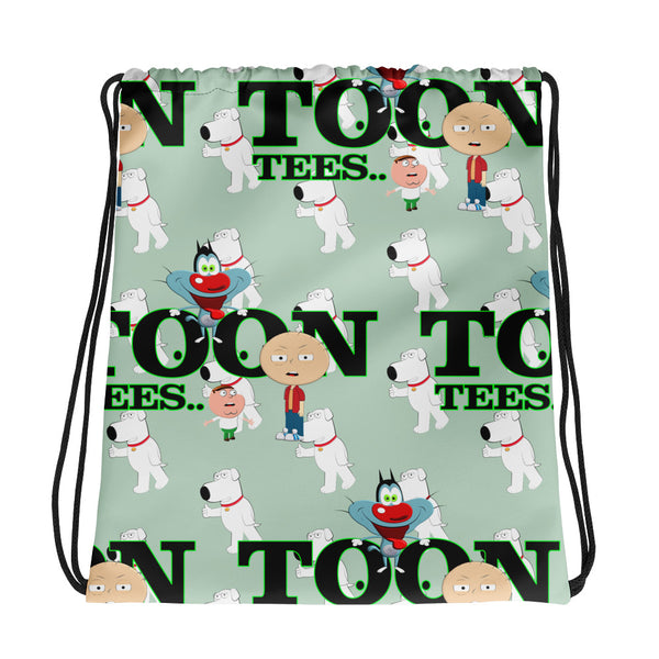 ToonTees  Brian 2   Drawstring  Bag
