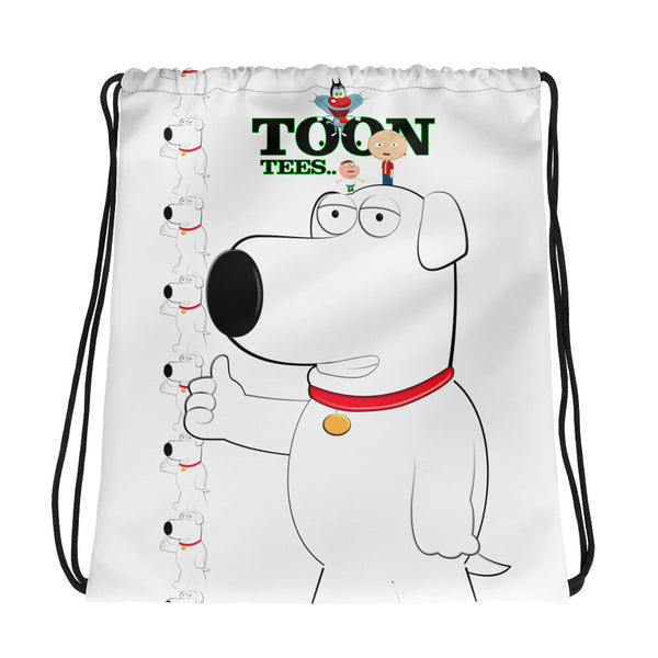 ToonTees  Brian   Drawstring  Bag