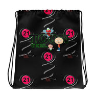 ToonTees 21 Evil 2 Drawstring  Bag