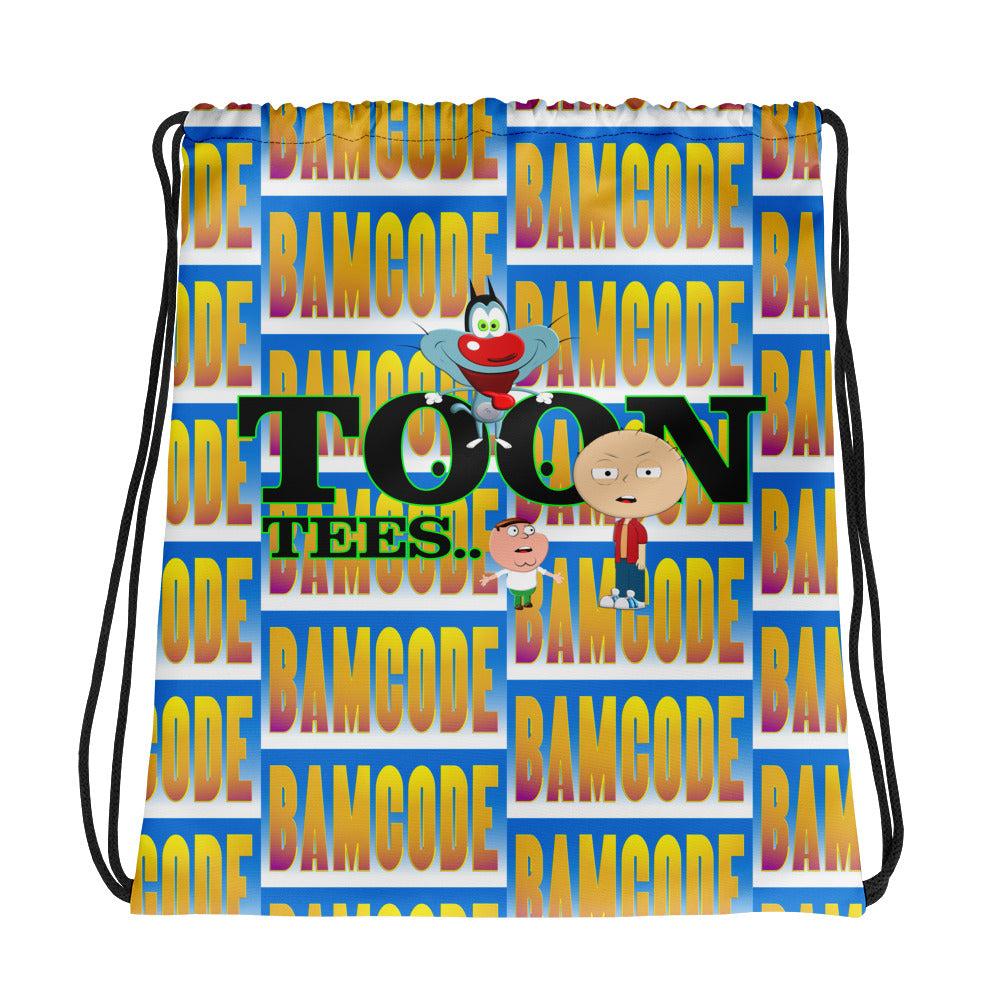 ToonTees  Bamcode  Drawstring  Bag