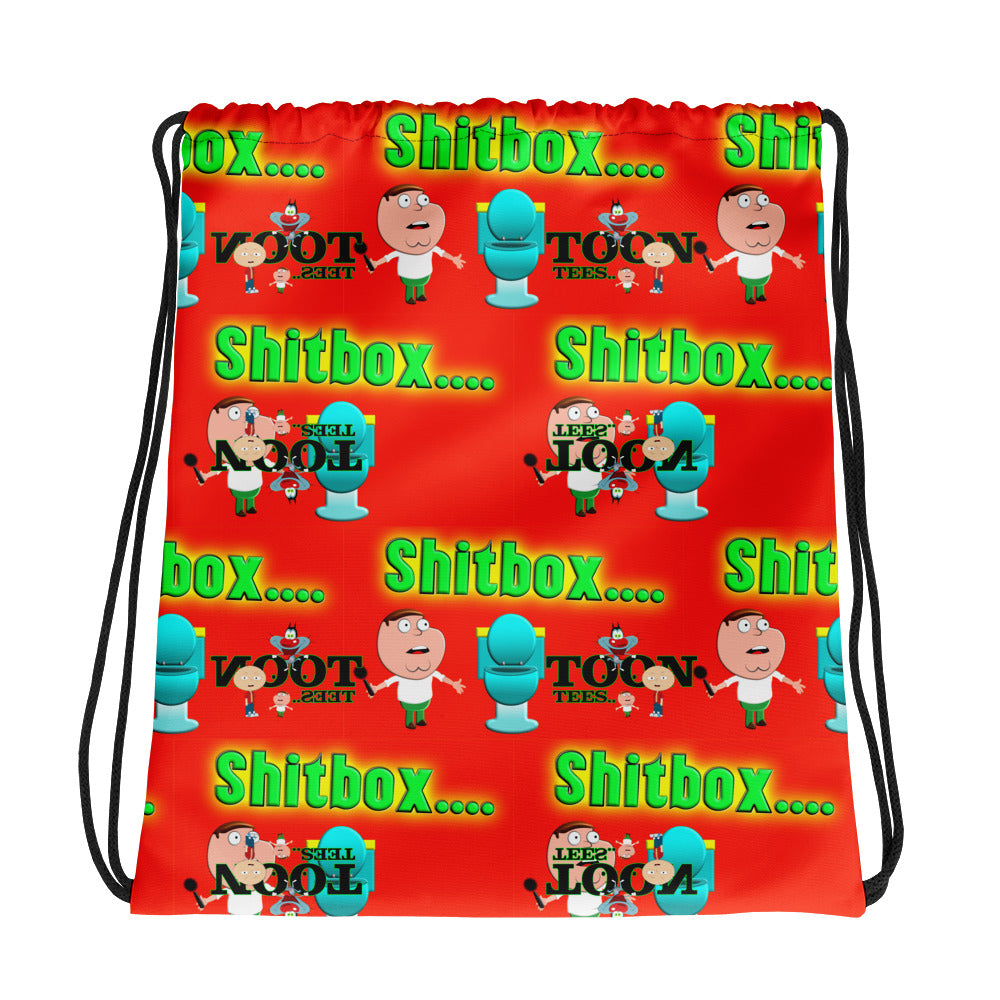 ToonTees  Shitboax2   Drawstring  Bag
