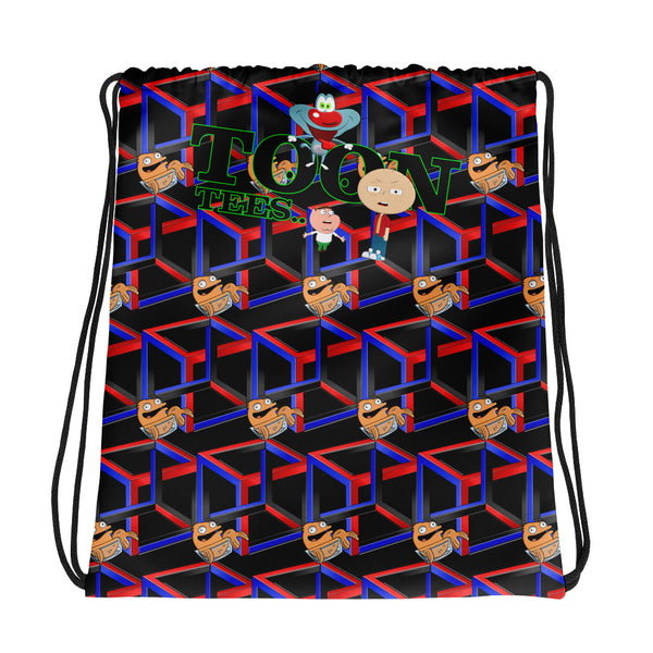 ToonTees  Cubed2    Drawstring  Bag
