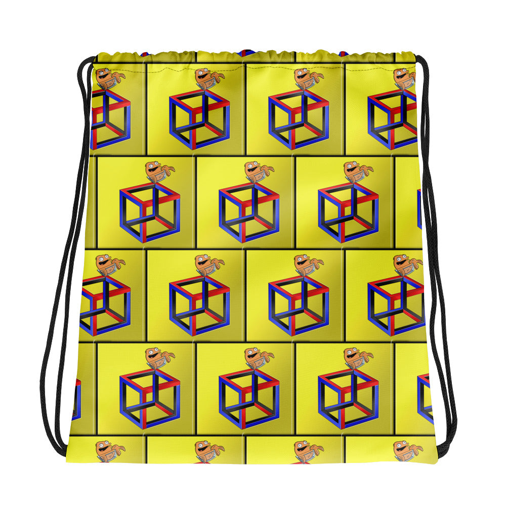 ToonTees  BKlaus Yellow  Drawstring  Bag