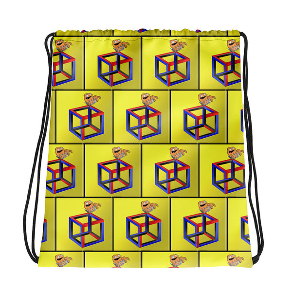 ToonTees  BKlaus Yellow  Drawstring  Bag