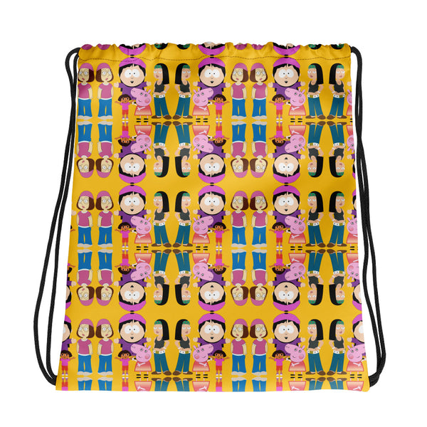 ToonGirls   Drawstring  Bag