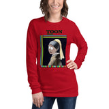 ToonTees  Girl in a Hoodie  Long Sleeve Tee