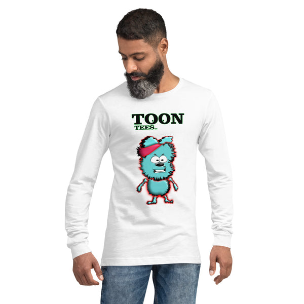 ToonTees  Blue Furry  Long Sleeve Tee